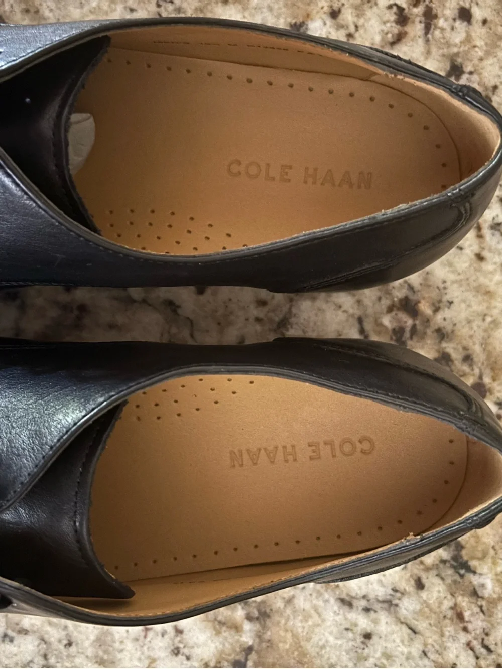 Cole Haan polished black